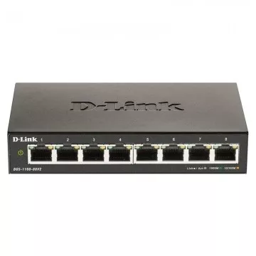 Switch gerenciável D-Link DGS-1100-08V2 8 portas/RJ-45 10/100/1000 DLINK - 1