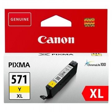 Cartucho de tinta amarela/de alto rendimento Canon CLI-571YXL CANON - 1