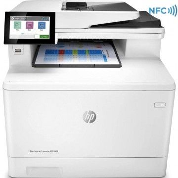 HP LaserJet Enterprise MFP M480F Color Laser Multifuncional/ Fax/ Duplex/ Branco HP - 1