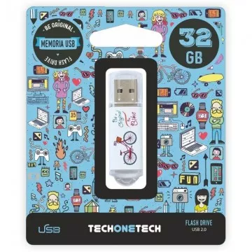 Pendrive Tech One Tech Be Bike USB 2.0 de 32 GB TECH ONE TECH - 1