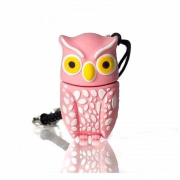 Unidade Flash 32GB Tech One Tech Pink Plumi Owl USB 2.0 TECH ONE TECH - 1