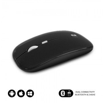 Subblim Dual Flat Bluetooth Wireless Mouse/Bateria Recarregável/Até 1600 DPI Subblim - 1
