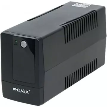 Line Interactive UPS Phasak Basic Interactive 600 VA/ 600VA-360W/ 2 Saídas/ Formato Torre PHASAK - 1