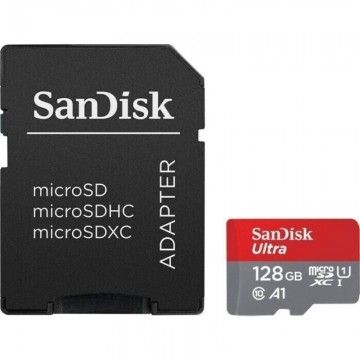 Cartão de memória SanDisk Ultra 128GB microSD XC com adaptador/Classe 10/140MBs Sandisk - 1