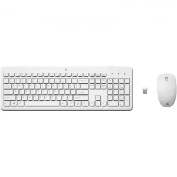 Teclado e mouse sem fio HP 230/branco HP - 1