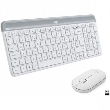 Combinação de teclado e mouse sem fio Logitech Slim MK470/branco LOGITECH - 1