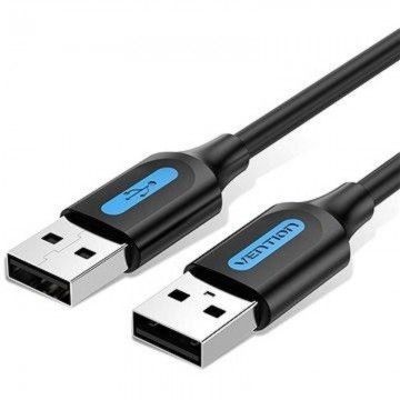 Cabo USB 2.0 Vention COJBC/ USB macho - USB macho/ 0,5 m/ preto VENTION - 1