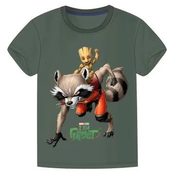 Camiseta Eu sou Groot Guardiões da Galáxia Marvel adulto MARVEL - 1