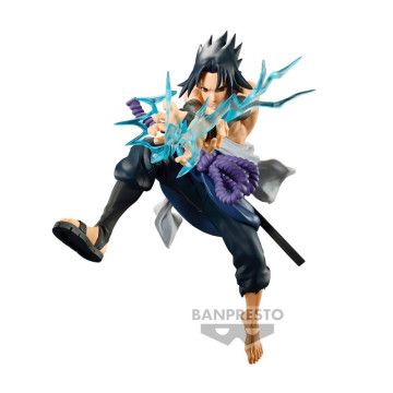 Figura Sasuke Uchiha Vibration Star Naruto Shippuden 16cm BANPRESTO - 1