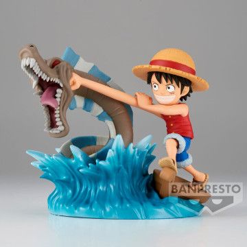 Figura Monkey D Luffy vs Local Sea Monster Log Stories One Piece 7cm BANPRESTO - 1