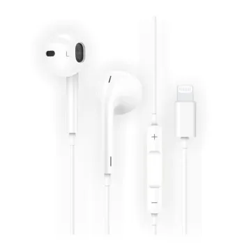 Tech One Tech earTECH HIP TEC1201/ Fones de ouvido com microfone/ Lightning/ Branco TECH ONE TECH - 1