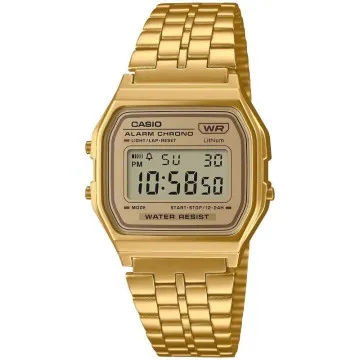 Relógio digital icônico vintage Casio A158WETG-9AEF/ 37 mm/ ouro CASIO - 1