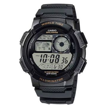 Relógio digital masculino da coleção Casio AE-1000W-1AVEF/ 48 mm/ preto CASIO - 1