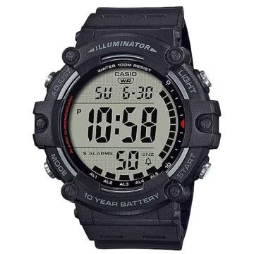 Relógio digital masculino da coleção Casio AE-1500WH-1AVEF/ 54 mm/ preto CASIO - 1