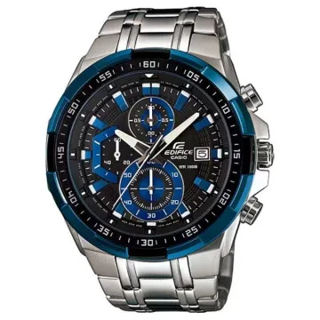 Relógio analógico clássico Casio Edifice EFR-539D-1A2VUEF/ 54 mm/ prata e azul CASIO - 1