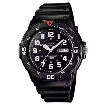 Relógio masculino analógico e digital da coleção Casio MRW-200H-1BVEG/ 48 mm/ preto CASIO - 1