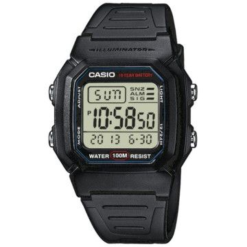 Relógio digital masculino da coleção Casio W-800H-1AVES/ 44 mm CASIO - 1