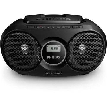 Rádio CD Philips AZ215B/12/ 3W/ Preto PHILIPS - 1