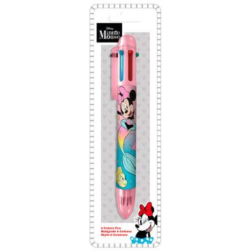 Caneta 6 cores Minnie Disney KIDS LICENSING - 1