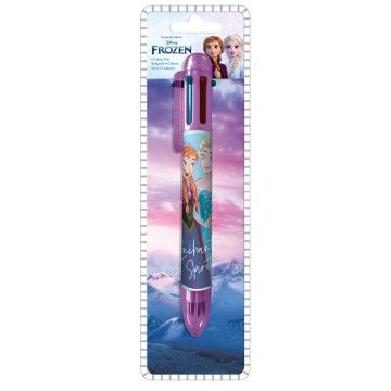 Caneta esferográfica 6 cores Frozen II Disney KIDS LICENSING - 1