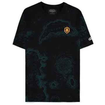 Camiseta World Of Warcraft Mapa de Azeroth DIFUZED - 1