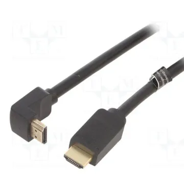 Cabo HDMI 2.0 4K Vention Angulado AAQBH/ HDMI Macho - HDMI Macho/ 2m/ Preto  - 1