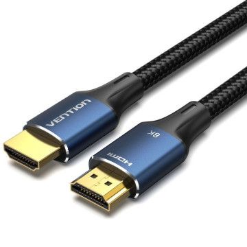 Cabo HDMI 2.1 8K Vention ALGLI/ HDMI Macho - HDMI Macho/ 3m/ Azul  - 1