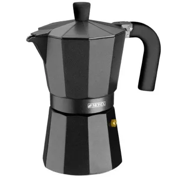 Cafeteira italiana Monix Noir M640006/ 6 xícaras/preta  - 1