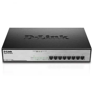 D-Link DGS-1008MP 8 portas/ RJ-45 10/100/1000 POE Switch DLINK - 1