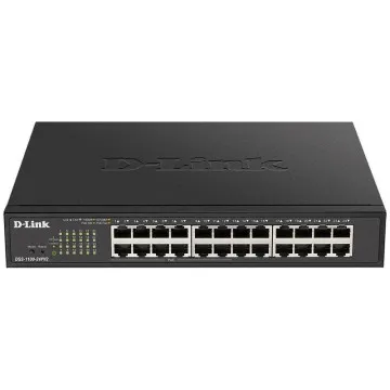 D-Link DGS-1100-24PV2 24 portas/ RJ-45 Gigabit 10/100/1000 PoE Managed Switch DLINK - 1