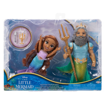 Boneca Ariel + Triton A Pequena Sereia Disney 15cm JAKKS PACIFIC - 1