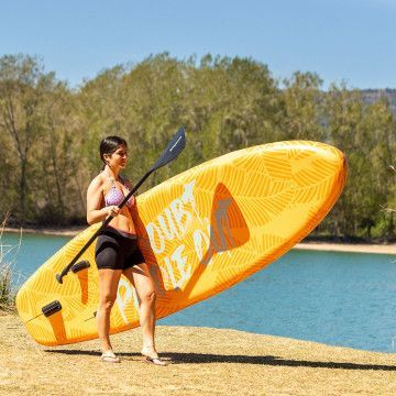 Prancha de Paddle Surf Insuflável 2 em 1 com Assento e Acessórios Siros InnovaGoods 10'5" 320 cm InnovaGoods - 2