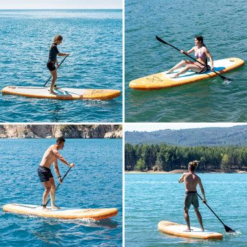 Prancha de Paddle Surf Insuflável 2 em 1 com Assento e Acessórios Siros InnovaGoods 10'5" 320 cm InnovaGoods - 21