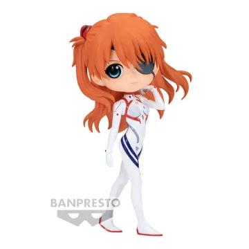 Figura Asuka Shikinami Langley Plugsuit Estilo Ver. B Evangelion 3.0 Q bolso 14cm BANPRESTO - 1