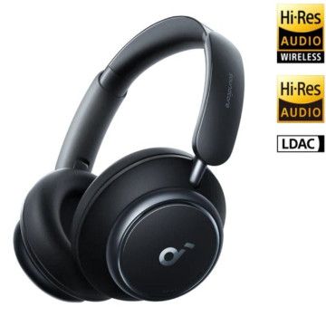 Fones de ouvido sem fio SoundCore Space Q45/com microfone/Bluetooth/Preto SOUNDCORE - 1