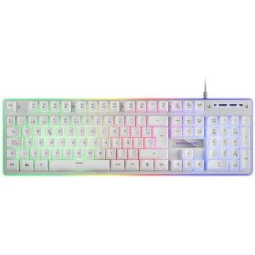 Teclado semi-mecânico para jogos Mars Gaming MK220ES / branco Mars Gaming - 1