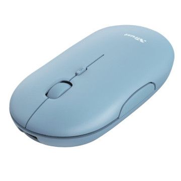 Trust Puck Bluetooth Wireless Mouse/Bateria recarregável/Até 1600 DPI/Azul TRUST - 1