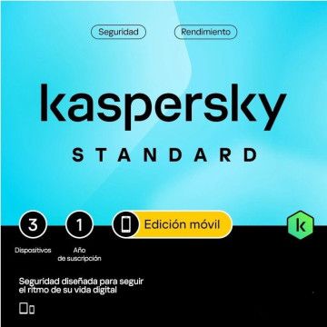 Kaspersky Standard para Android/ 3 dispositivos/ 1 ano KASPERSKY - 1