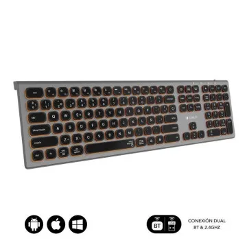 Teclado sem fio Subblim Master / cinza e preto Subblim - 1