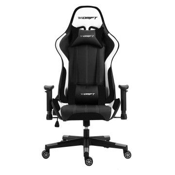 Cadeira de Gaming DRIFT DR175CARBON Branco Preto Preto/Branco DRIFT - 1