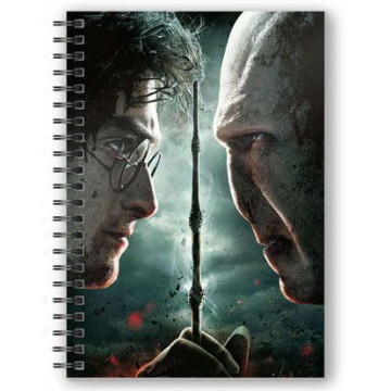 Cuaderno A5 3D Harry vs Voldemort Harry Potter SD TOYS - 1