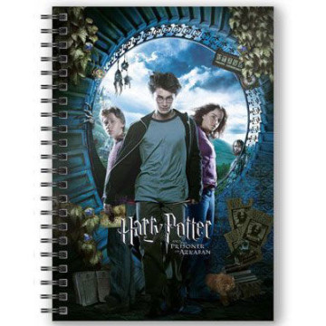 Cuaderno A5 3D Harry Potter y el Prisionero de Azkaban Harry Potter SD TOYS - 1