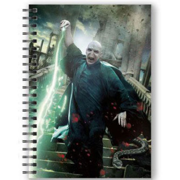 Cuaderno A5 3D Voldemort Harry Potter SD TOYS - 1