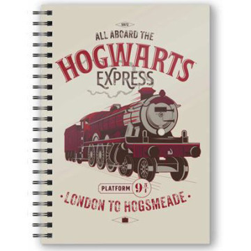 Cuaderno A5 3D All Aboard The Hogwarts Express Harry Potter SD TOYS - 1