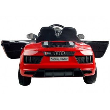 Carro Elétrico Audi R8 Spyder 12V Bateria c/ Comando - Vermelho  - 3