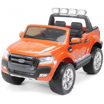 Carro Elétrico Ford Ranger Wildtrak 4x4 F650 24V Bateria c/ Comando - Laranja  - 2