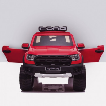 Carro Elétrico Ford Ranger Raptor 4x2 F150R 12V Bateria c/ Comando - Vermelho - Levante já em Loja  - 2