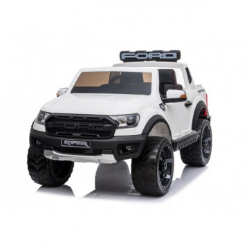 Carro Elétrico Ford Ranger Raptor 4x2 F150R 12V Bateria c/ Comando - Branco - Levante Já em Loja  - 3