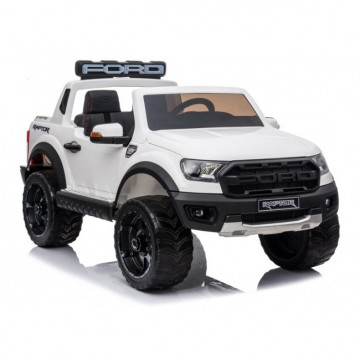 Carro Elétrico Ford Ranger Raptor 4x2 F150R 12V Bateria c/ Comando - Branco - Levante Já em Loja  - 8