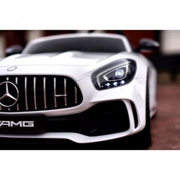 Carro Elétrico Mercedes AMG GTR XL 24V Bateria c/ Comando - Branco  - 7